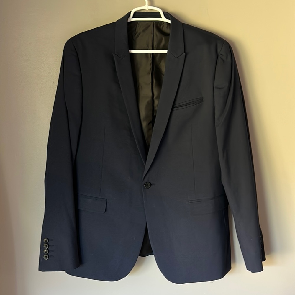 ASOS Men’s Navy Skinny Suit Jacket
